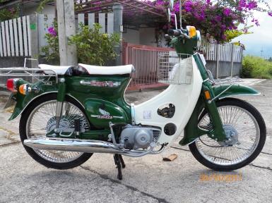 3. C90..สีเขียวมรกต..(คันที่3)..ระบบCDI..สีเกร็ดมุข..ภาษีปี51+ทบ.+ชุดโอน..19500