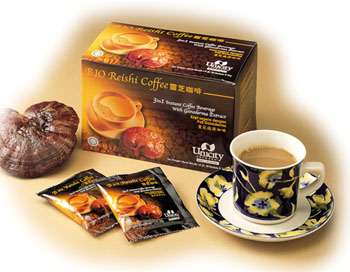  กาแฟ 3 in 1 ผสมเห็ดหลินจือสกัด 100% 20ซอง